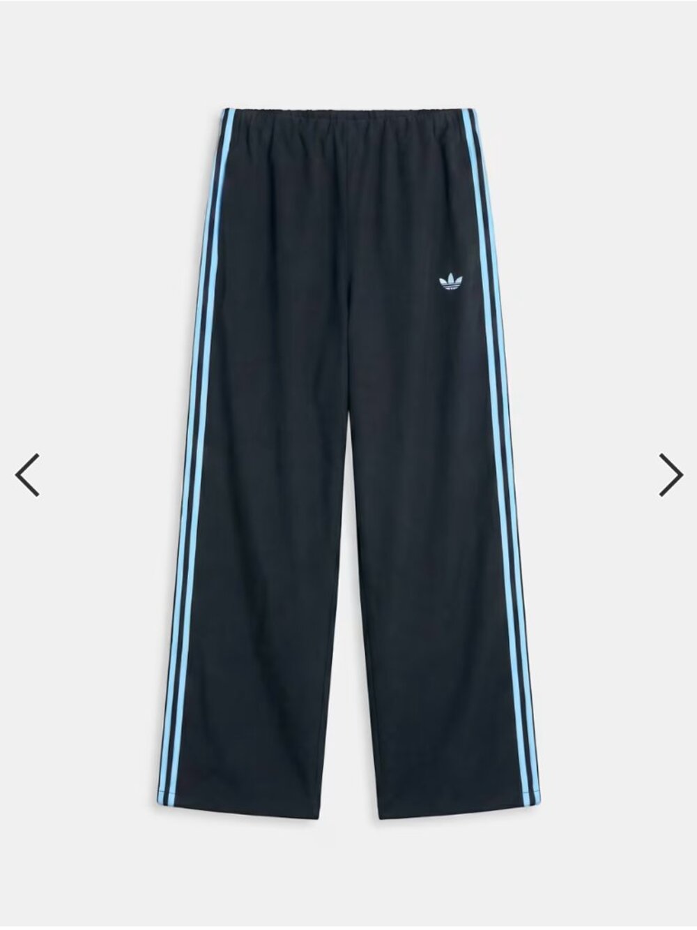 adidas Originals x ASOS women's wide leg track pants in navy, size small - Picture 7 of 11